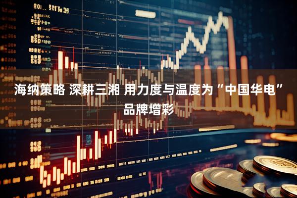 海纳策略 深耕三湘 用力度与温度为“中国华电”品牌增彩